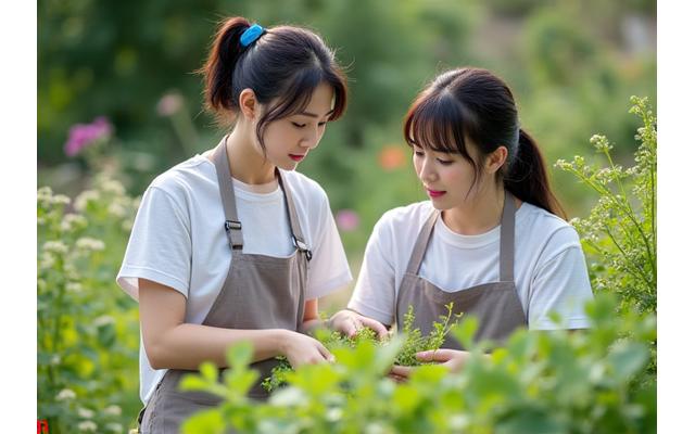 전문 가든 테라피스트가 진행하는 스트레스 해소 가든 테라피 세션